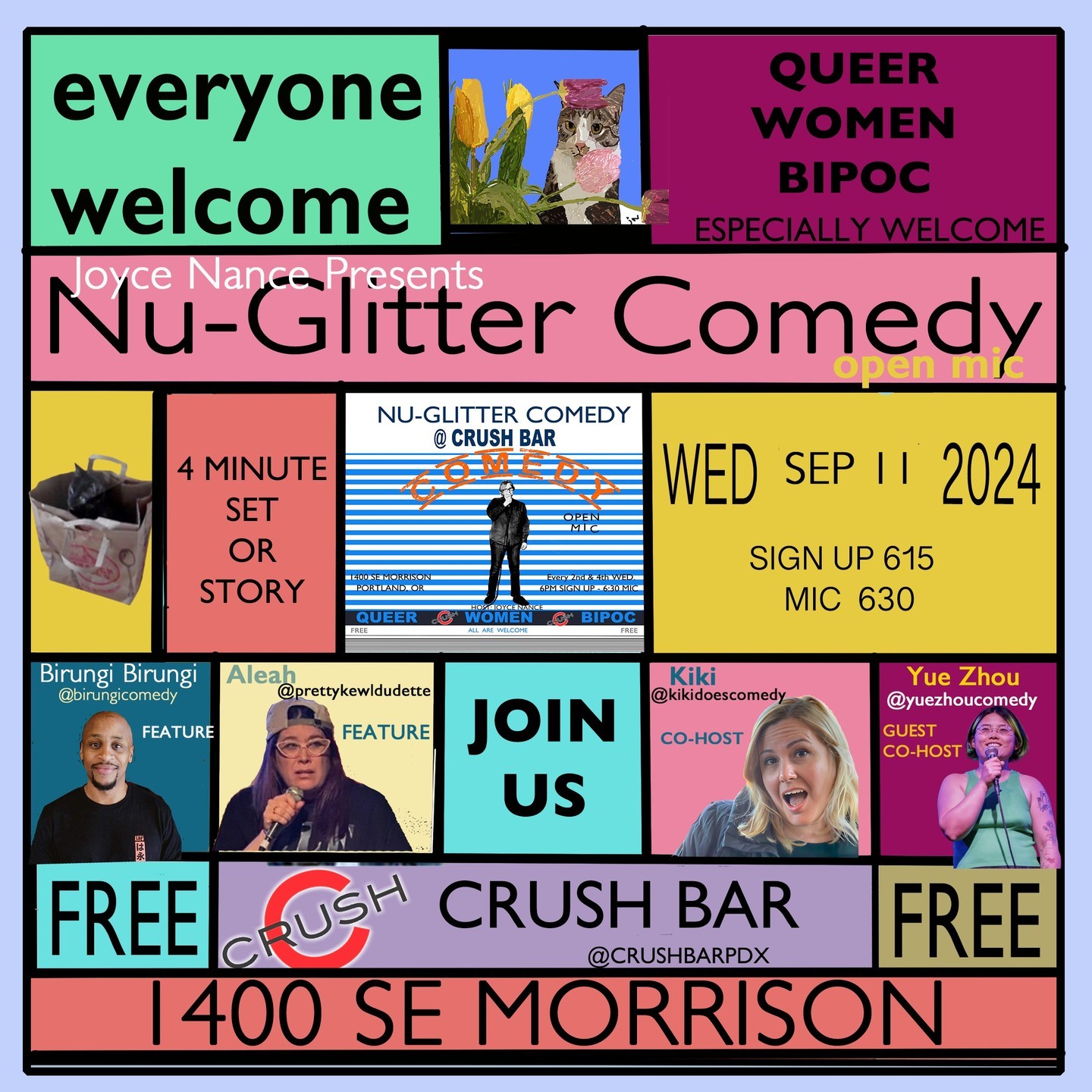 Nu-Glitter Open Mic at Crush Bar